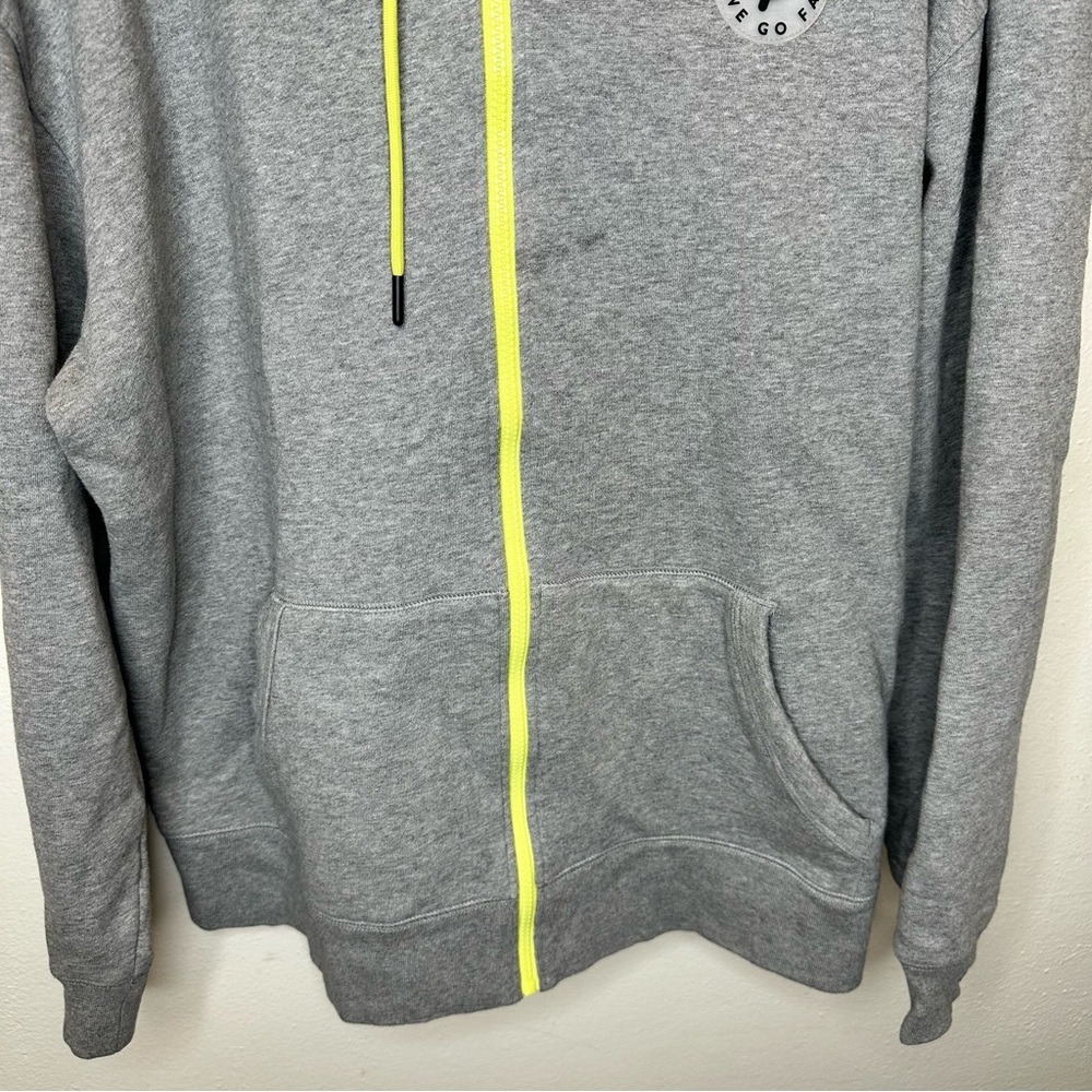 Peleton Gray Full Zip Hoodie Sweatshirt Jacket Size XXLarge - Picture 5 of 12